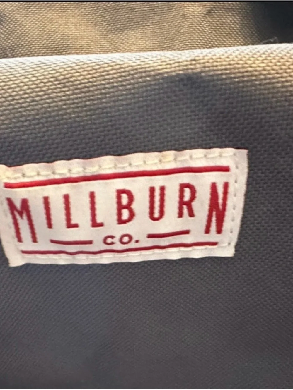 Men's Milburn Gray and Teal Duffel Bag